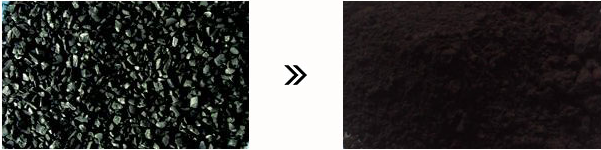 上海净信研发土壤研磨机响应国家《土十条》号-土壤研磨前后对比